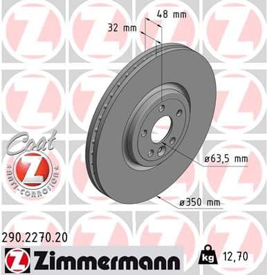 Disc frana ZIMMERMANN COAT Z 290.2270.20