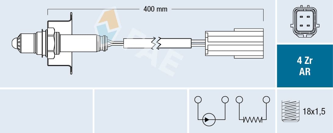 Sonda Lambda FAE 75643