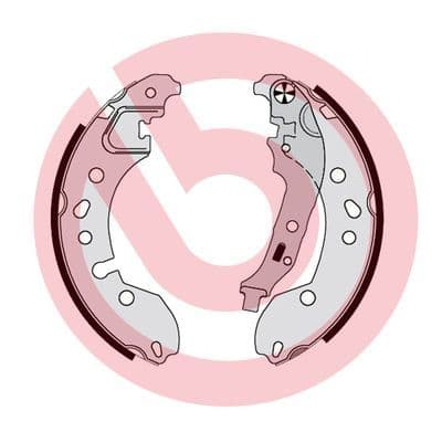 Set saboti frana BREMBO ESSENTIAL LINE S 68 548