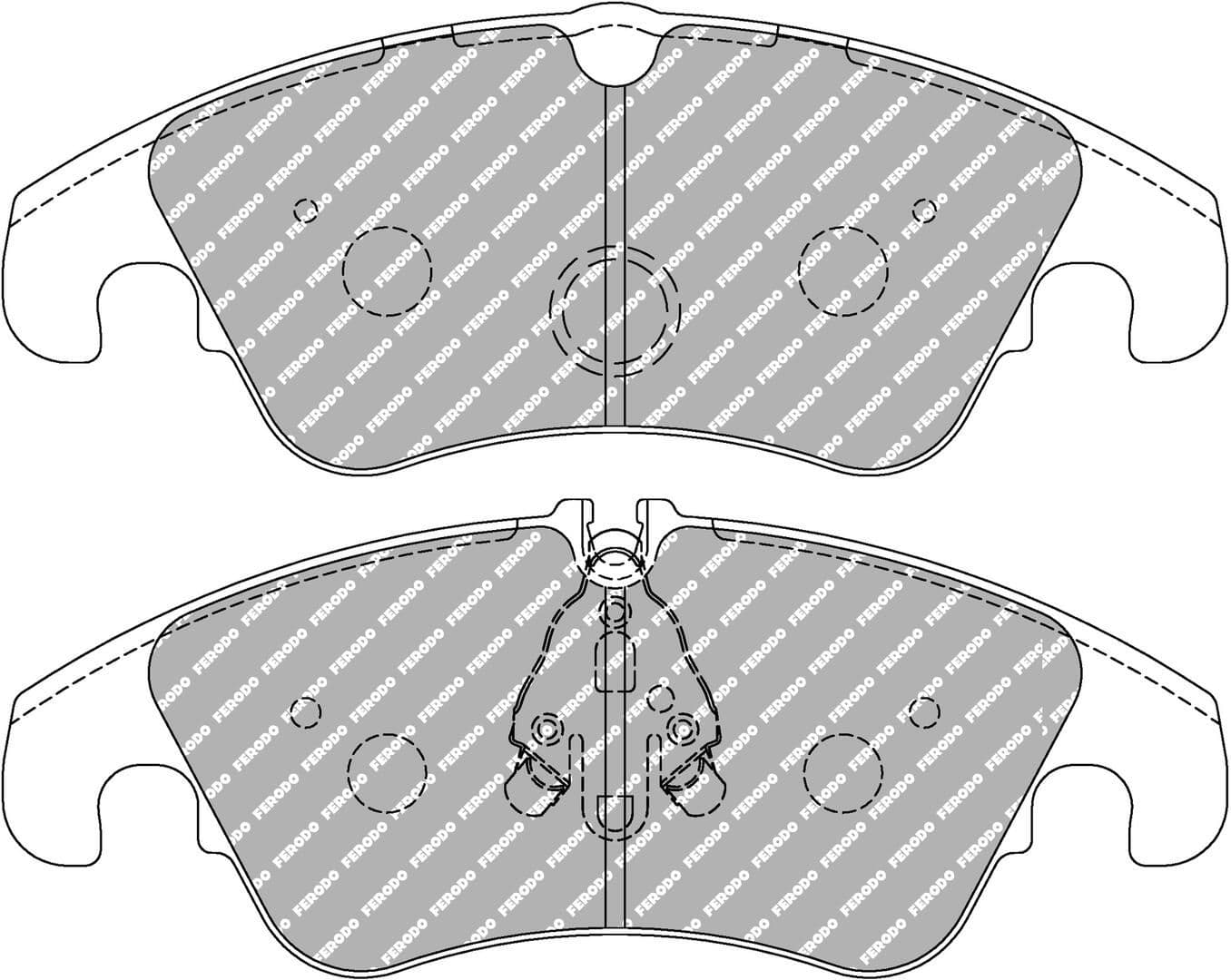 set placute frana,frana disc FERODO RACING FCP4044H