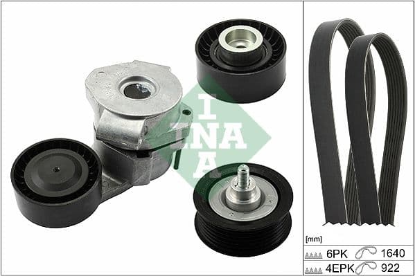 Set curea transmisie cu caneluri Schaeffler INA 529 0322 10