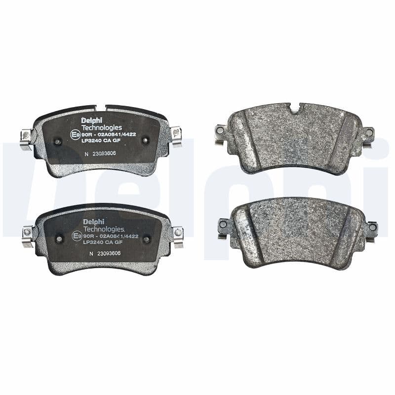set placute frana,frana disc DELPHI LP3240