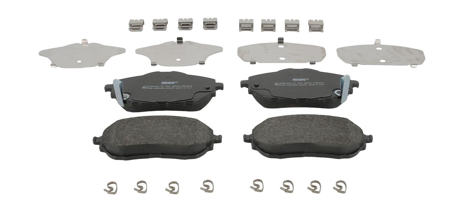 set placute frana,frana disc FERODO PREMIER ECO FRICTION FDB4648