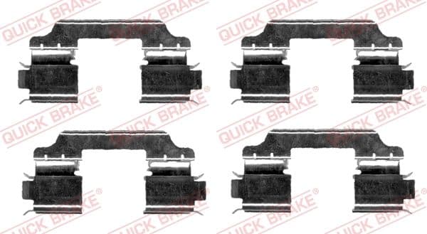 Set accesorii, placute frana QUICK BRAKE 109-1654