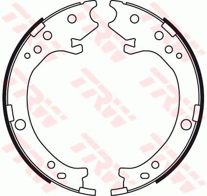 Set saboti frana, frana de mana TRW GS8779