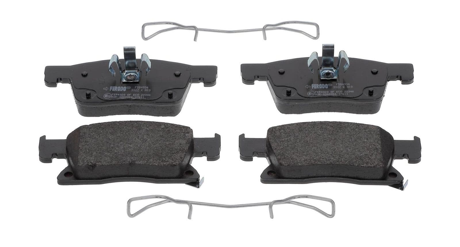 set placute frana,frana disc FERODO PREMIER ECO FRICTION FDB4934