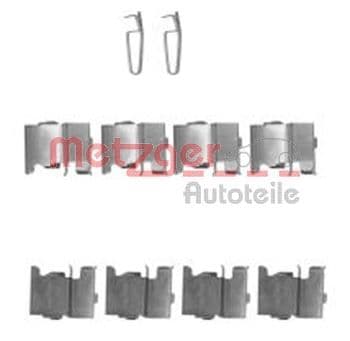 Set accesorii, placute frana METZGER 109-1775