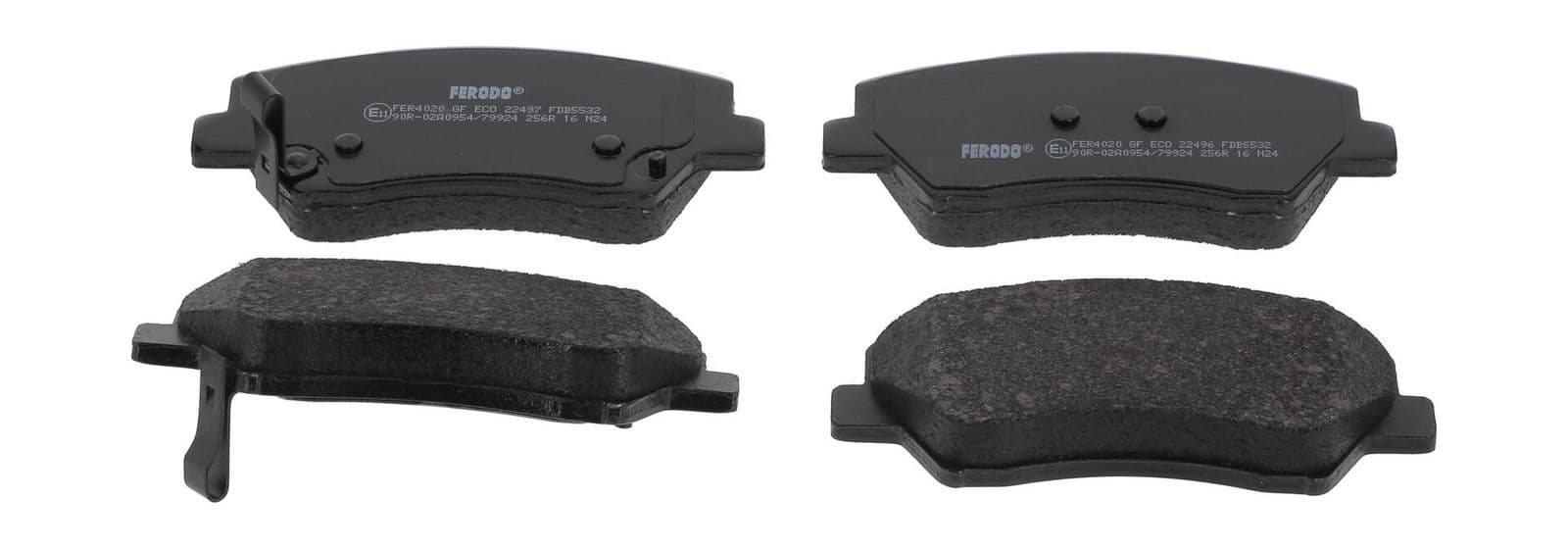 set placute frana,frana disc FERODO PREMIER ECO FRICTION FDB5532
