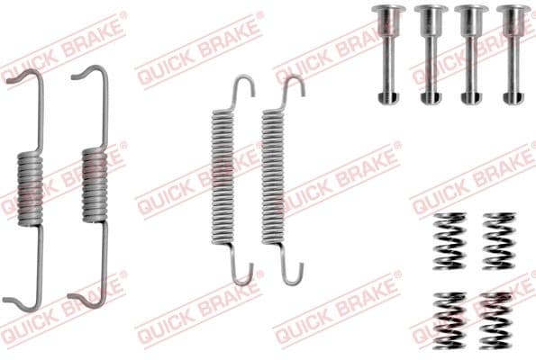 set accesorii, saboti frana parcare QUICK BRAKE 105-0841