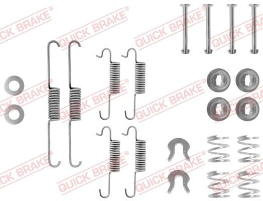 Set accesorii, sabot de frana QUICK BRAKE 105-0533