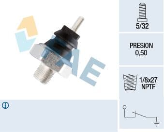 Senzor presiune ulei FAE 12040