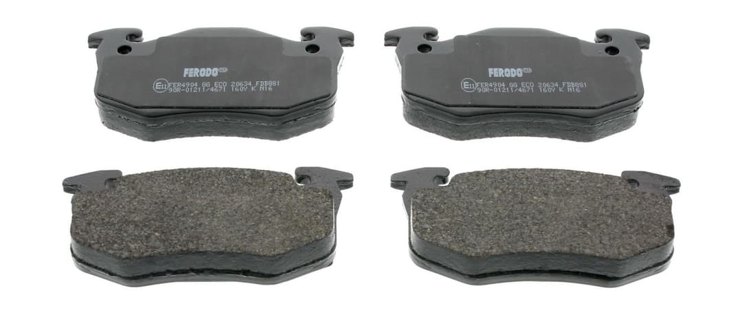 set placute frana,frana disc FERODO PREMIER ECO FRICTION FDB881