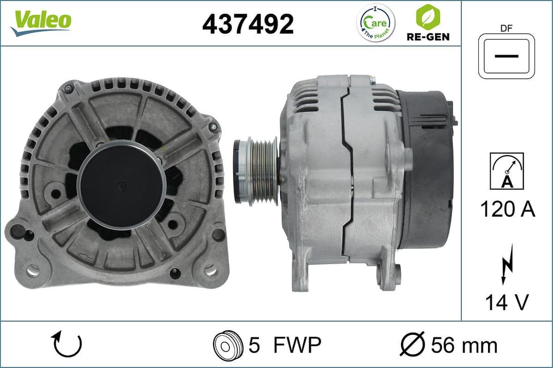 Generator / Alternator VALEO 437492