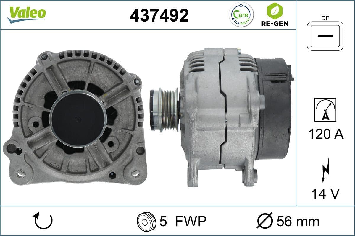 Generator / Alternator VALEO 437492