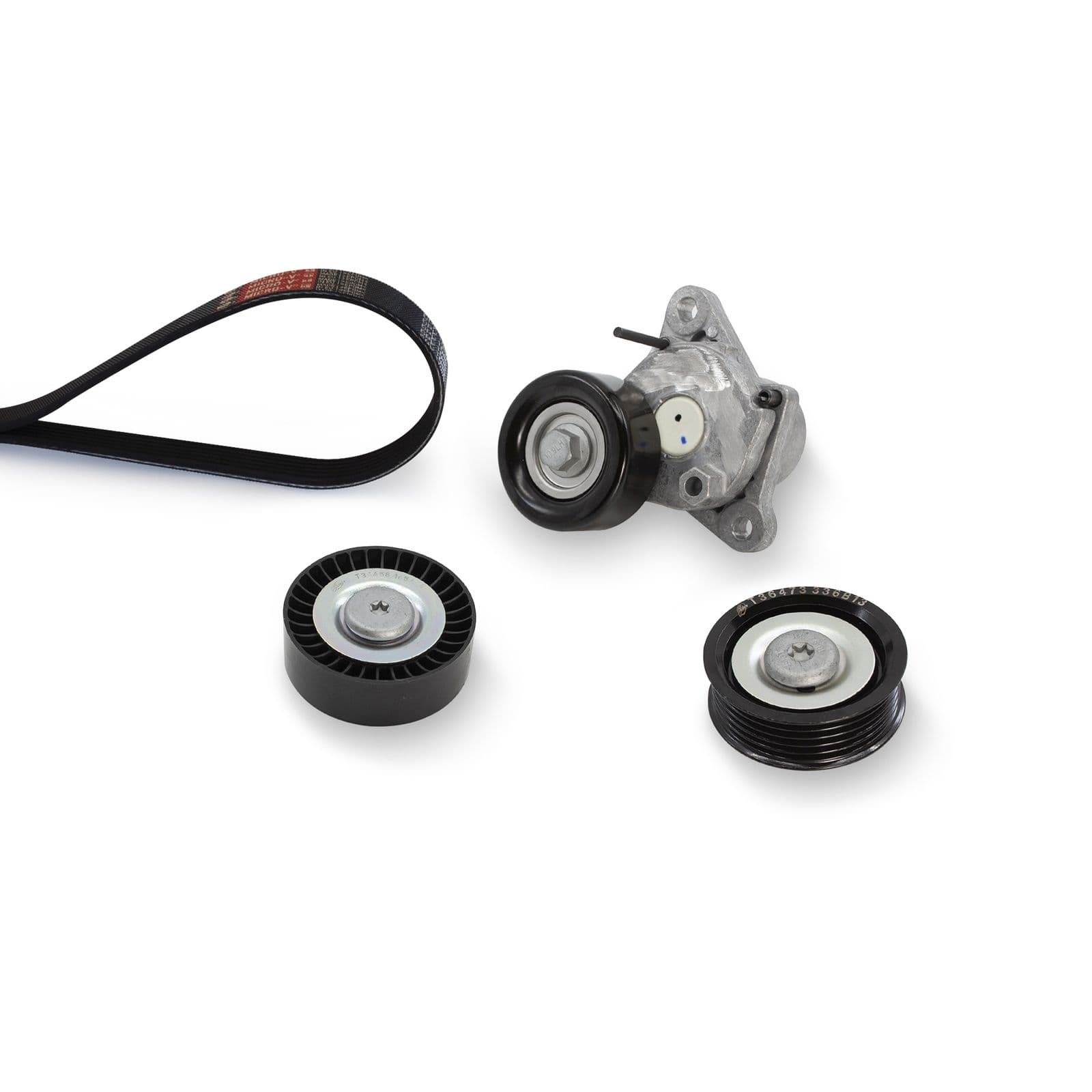 Set curea transmisie cu caneluri GATES Micro-V® K025PK1810