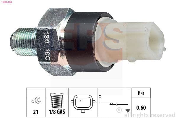 Senzor presiune ulei EPS Made in Italy - OE Equivalent 1.800.180