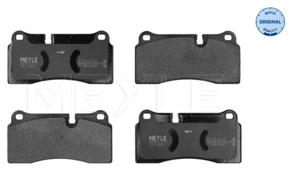 set placute frana,frana disc MEYLE -ORIGINAL: True to OE. 025 242 6118