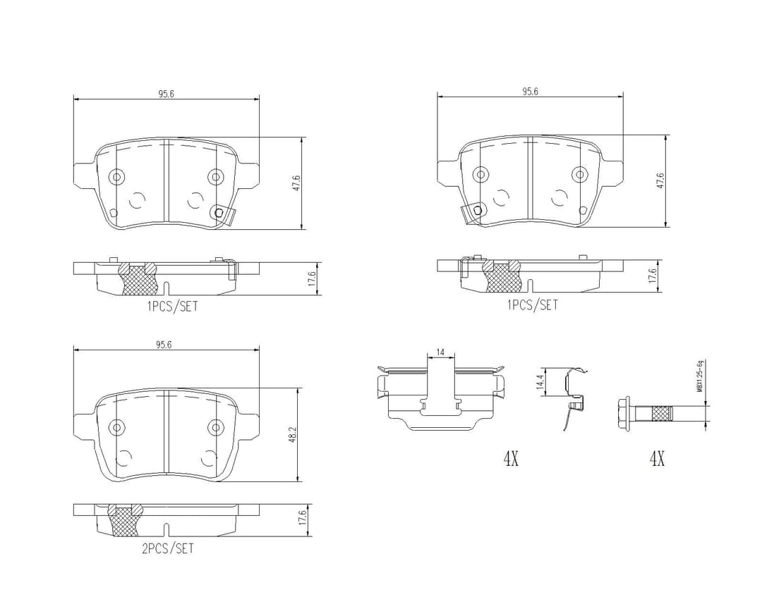 set placute frana,frana disc BREMBO PRIME LINE P 23 190