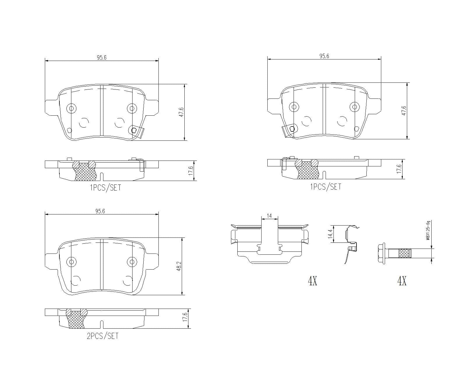 set placute frana,frana disc BREMBO PRIME LINE P 23 190