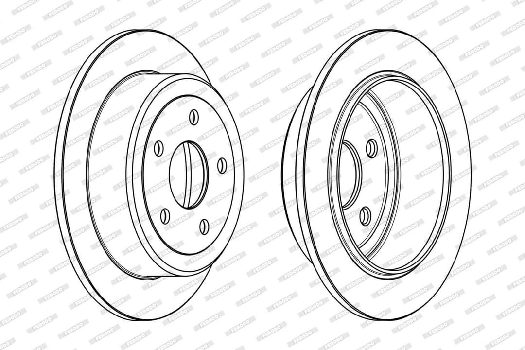 Disc frana FERODO DDF1958C