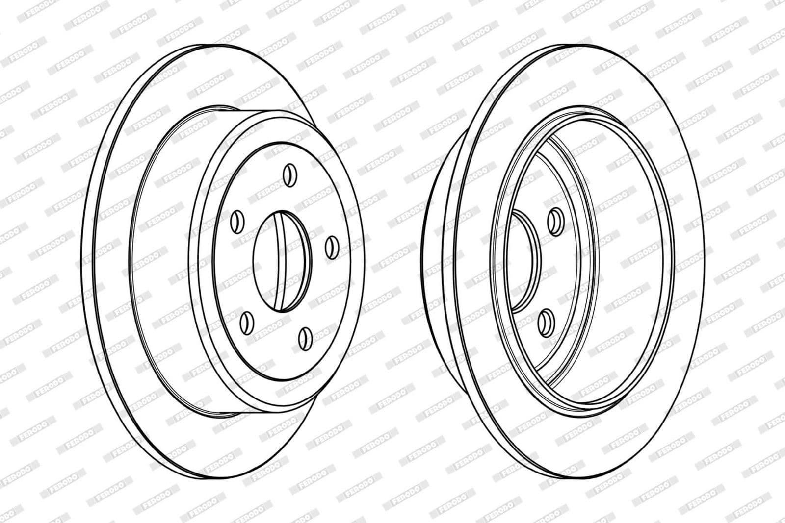 Disc frana FERODO DDF1958C