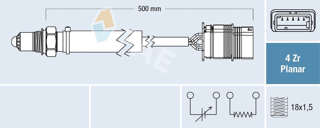 Sonda Lambda FAE 77757