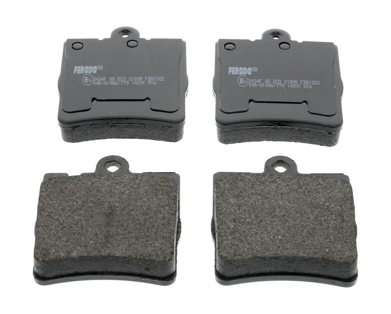 set placute frana,frana disc FERODO PREMIER ECO FRICTION FDB1322