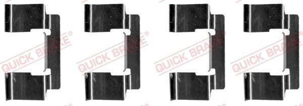 Set accesorii, placute frana QUICK BRAKE 109-1235