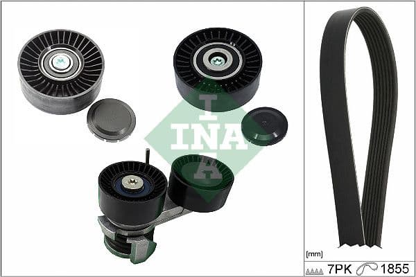 Set curea transmisie cu caneluri Schaeffler INA 529 0493 10