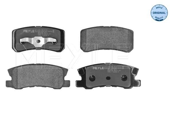 set placute frana,frana disc MEYLE -ORIGINAL: True to OE. 025 235 8216