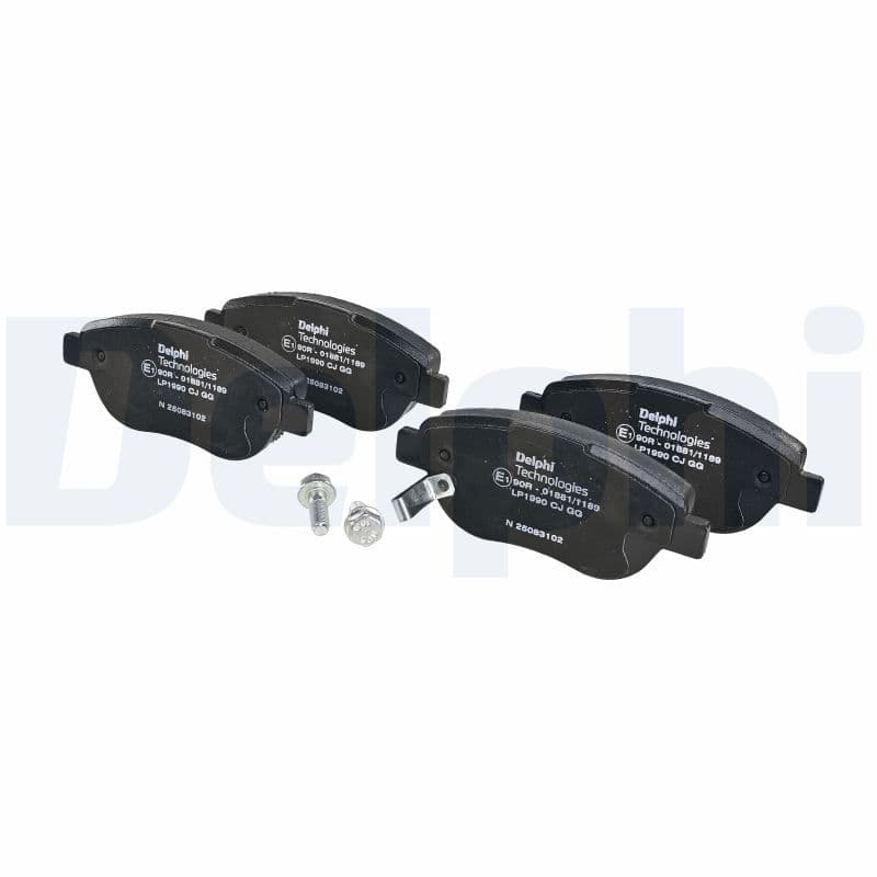 set placute frana,frana disc DELPHI LP1990