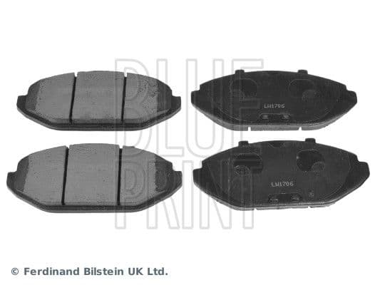 set placute frana,frana disc BLUE PRINT ADA104248