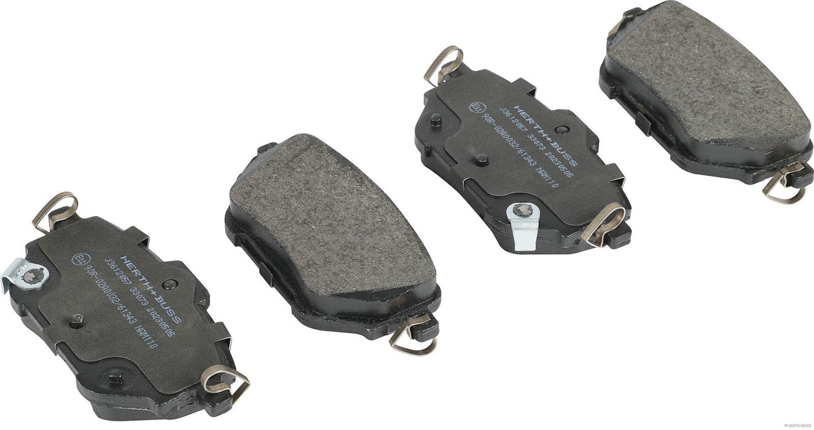 set placute frana,frana disc HERTH+BUSS JAKOPARTS J3612057