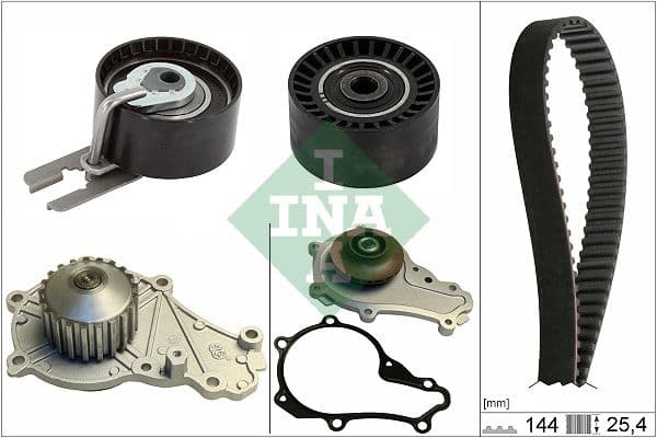 Set pompa apa + curea dintata Schaeffler INA 530 0615 30