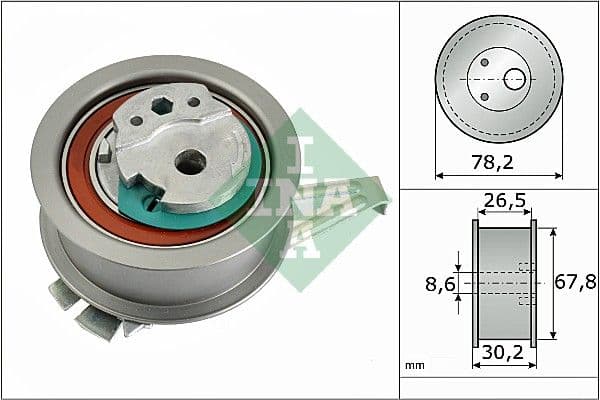 rola intinzator,curea distributie Schaeffler INA 531 0894 10