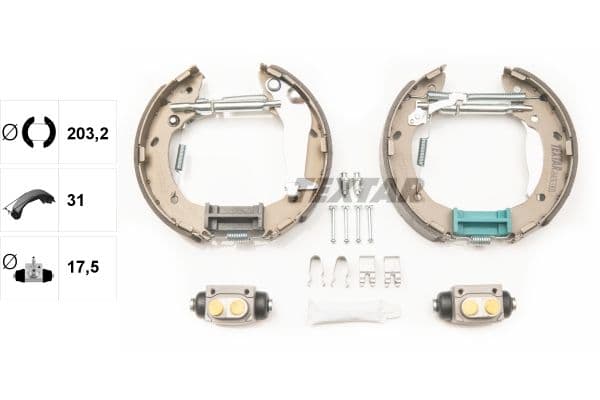 Set saboti frana TEXTAR Shoe Kit Pro 84063300