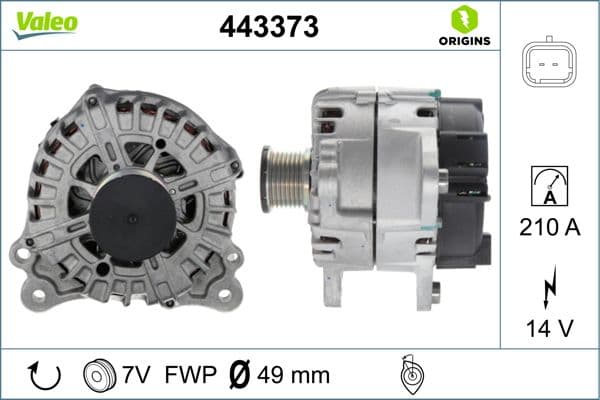 Generator / Alternator VALEO 443373