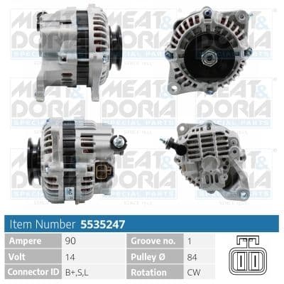 Generator / Alternator MEAT & DORIA 5535247