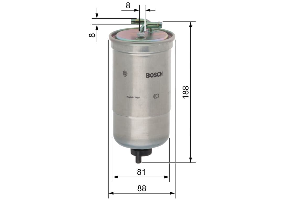 filtru combustibil BOSCH 0 450 906 442
