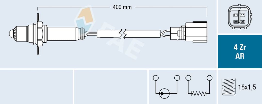 Sonda Lambda FAE 75662