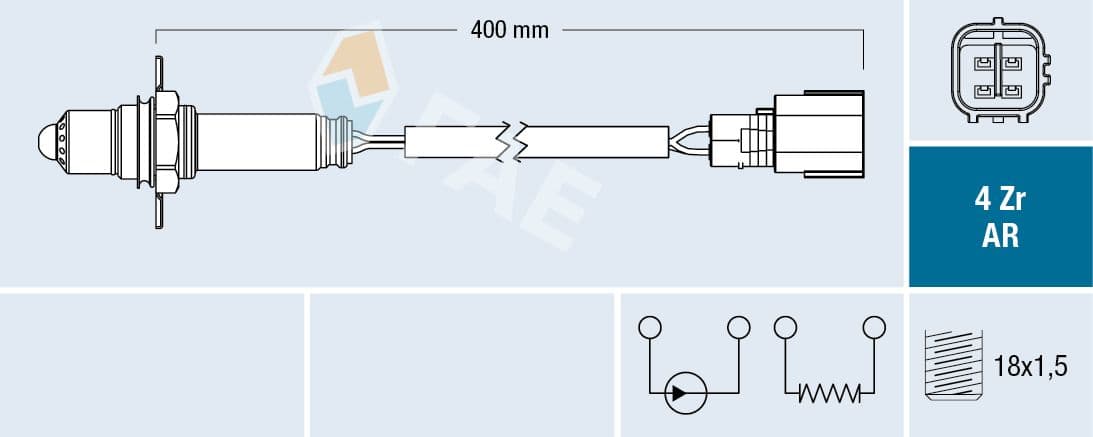 Sonda Lambda FAE 75662