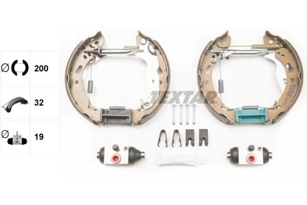 Set saboti frana TEXTAR Shoe Kit Pro 84069200
