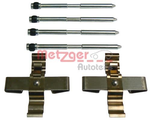 Set accesorii, placute frana METZGER 109-1809