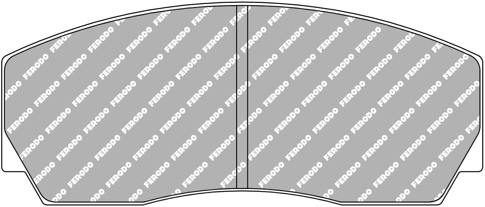 set placute frana,frana disc FERODO FDSR216