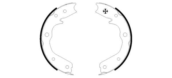 Set saboti frana, frana de mana TEXTAR 91059200