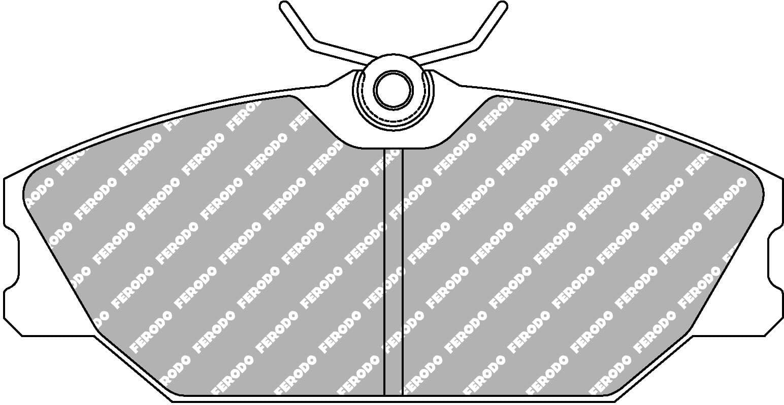 set placute frana,frana disc FERODO FCP406H