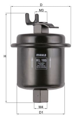 filtru combustibil MAHLE KL 185