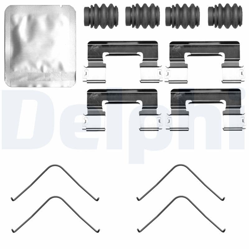 Set accesorii, placute frana DELPHI LX0821