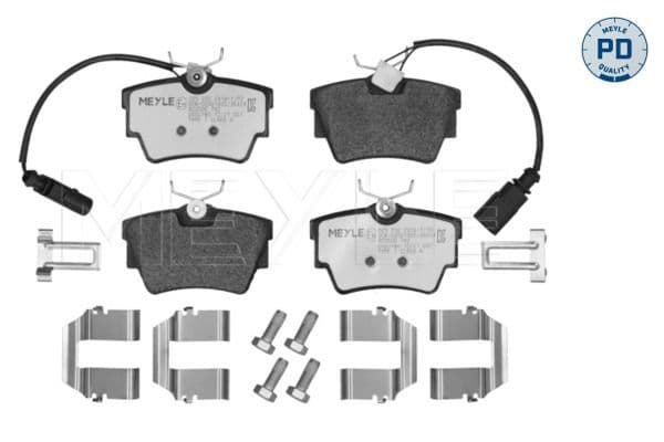 set placute frana,frana disc MEYLE -PD: Advanced performance and design. 025 232 2416-1/PD