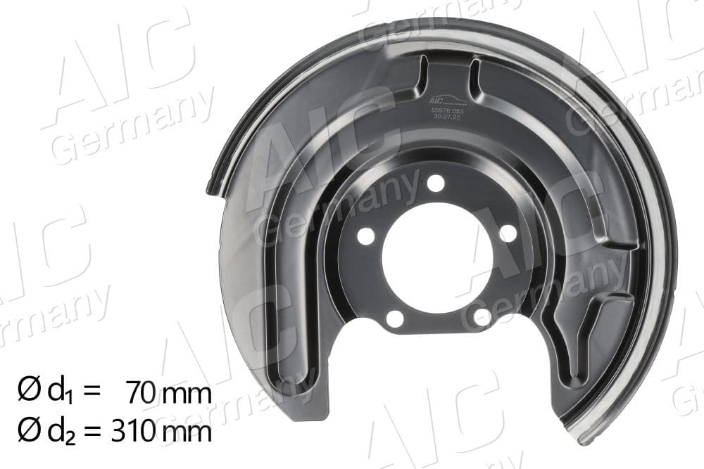 protectie stropire,disc frana AIC Calitatea originală 55976